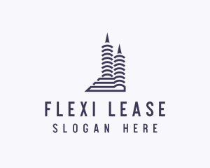 Real Estate Building Tower logo design