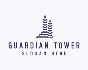 Real Estate Building Tower logo design