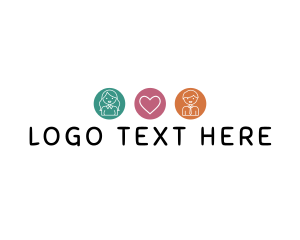 Vlogger - Colorful Daycare Pediatrician logo design