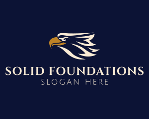 Flying Eagle Head Logo