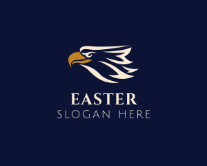 Hawk - Flying Eagle Head logo design