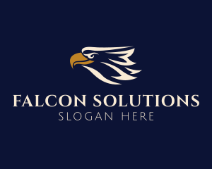 Flying Eagle Head logo design