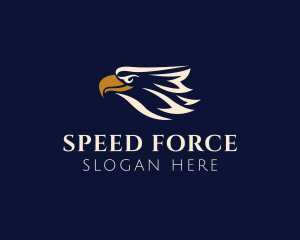 Flying Eagle Head logo design