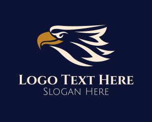 Tweet - Fast Flying Eagle Head logo design