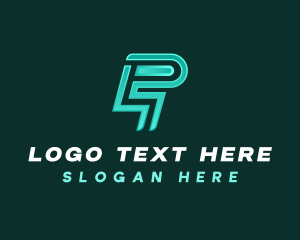 Machinery - Generic Letter P Business logo design