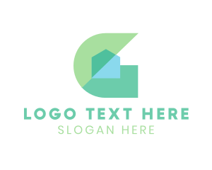 Home Development - Polygonal Letter G logo design
