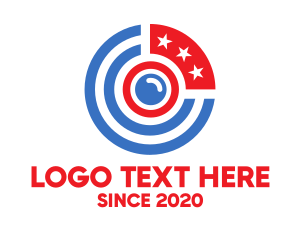 United States - America Stars Target logo design