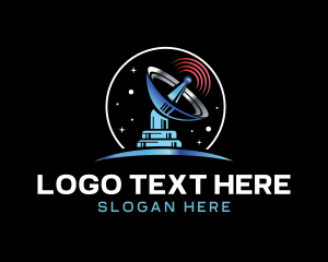 Network - Network Satellite Communication logo design