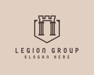 Legion - Castle Arch Pillar logo design