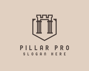 Castle Arch Pillar logo design