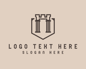 Legion - Castle Arch Pillar logo design