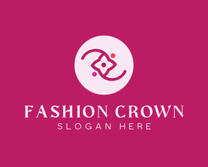 Pink Fashion Flower logo design