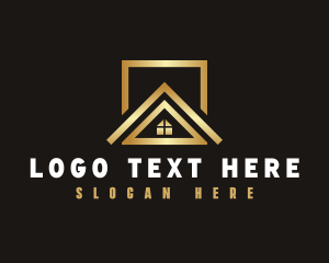Lease - Property Real Estate Roofing logo design