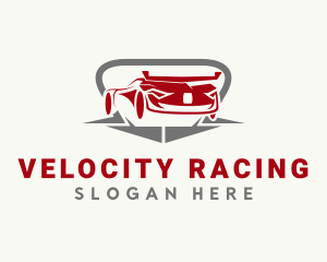 Race Car Vehicle logo design