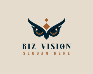 Mystical Owl Eye logo design