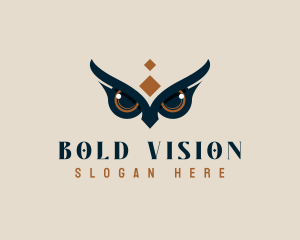 Mystical Owl Eye logo design