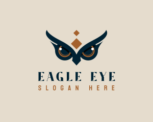 Mystical Owl Eye logo design