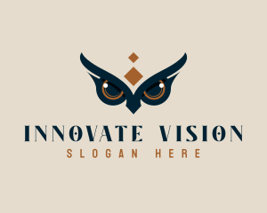 Mystical Owl Eye logo design