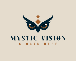 Mystical Owl Eye logo design