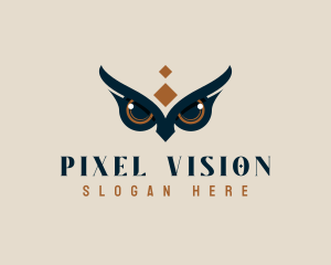 Mystical Owl Eye logo design