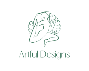 Yoga Body Figure  logo design