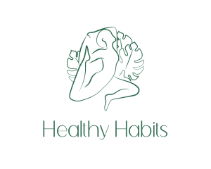 Yoga Body Figure  logo design