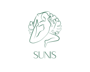 Yoga Body Figure  logo design