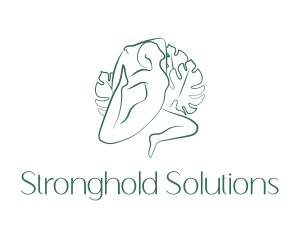 Yoga Body Figure  logo design