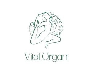 Yoga Body Figure  logo design