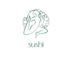 Yoga Body Figure  logo design