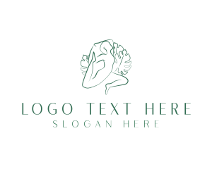 Human Body - Yoga Body Figure logo design