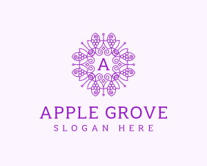 Grape Vineyard Orchard logo design