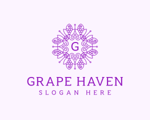 Vineyard - Grape Vineyard Orchard logo design