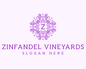 Grape Vineyard Orchard logo design