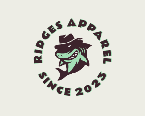 Top Hat Shark Apparel logo design