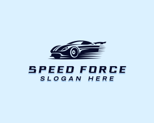 Racecar Fast Racing logo design