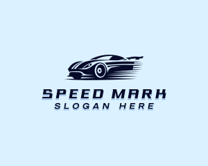 Racecar Fast Racing logo design