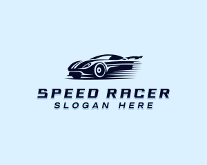 Racecar - Racecar Fast Racing logo design