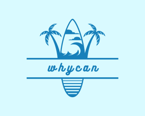 Surf Board Beach Resort Logo