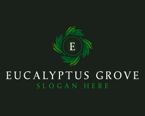 Natural Organic Leaf logo design