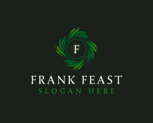 Natural Organic Leaf logo design