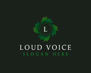 Natural Organic Leaf logo design