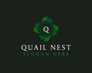 Natural Organic Leaf logo design