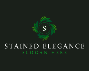 Natural Organic Leaf logo design