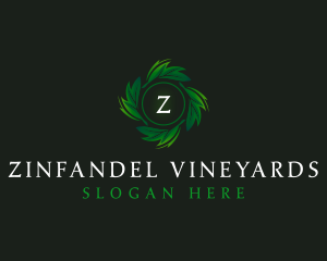 Natural Organic Leaf logo design