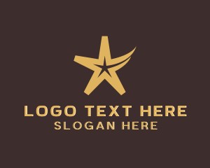 Gold - Star Entertainment Studio logo design