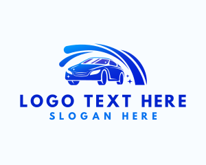 Driving School - Car Clean Splash logo design