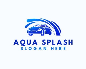 Car Clean Splash logo design