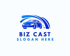 Disinfect - Car Clean Splash logo design