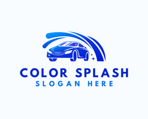 Car Clean Splash logo design